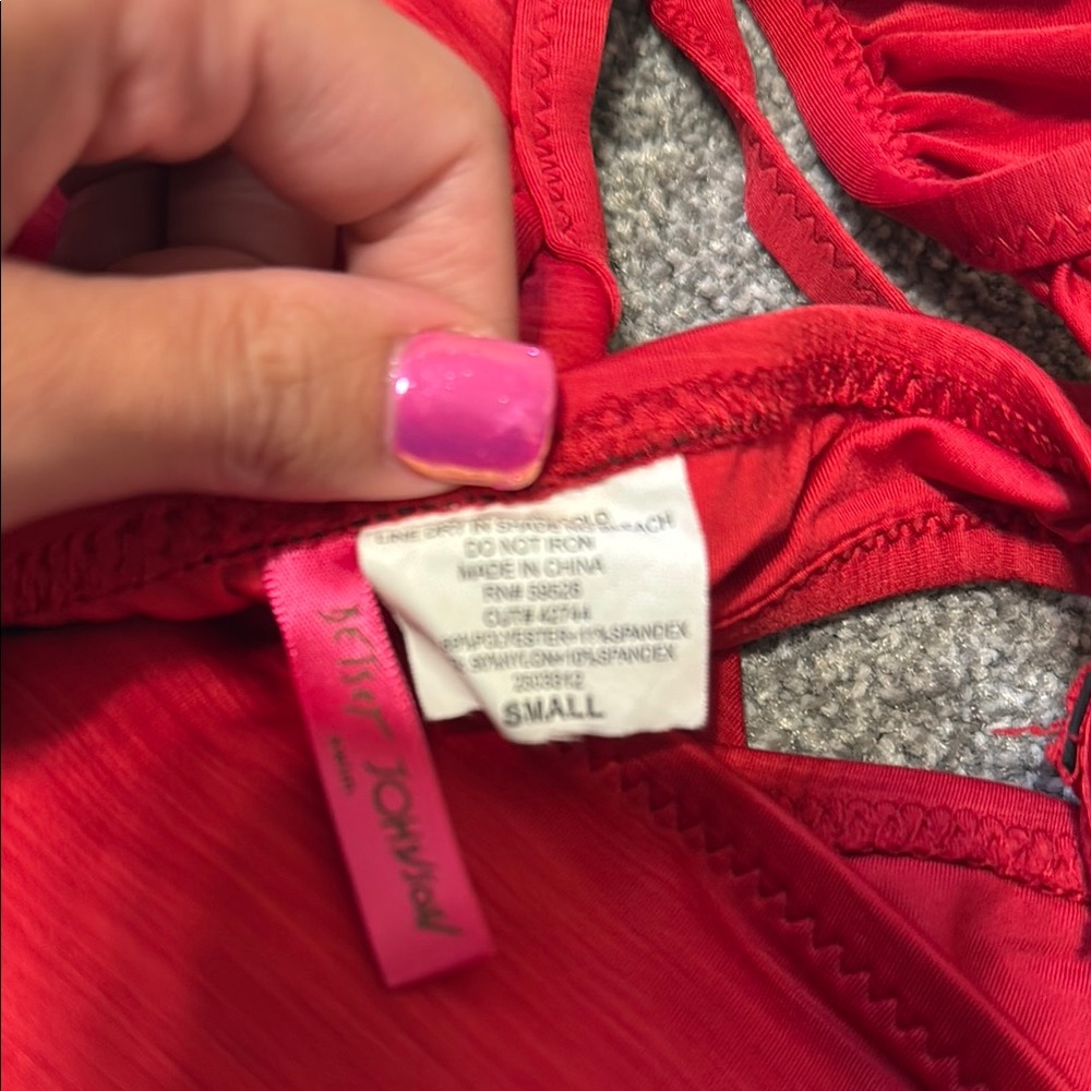 Red Ruffle Bikini Set - Picture 5 of 5